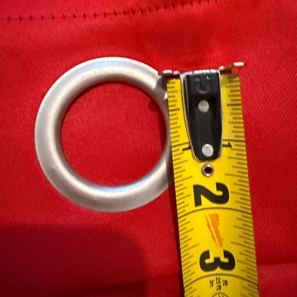 Red Mainstays Blackout Curtain Panel X4 - Picture 4 of 4